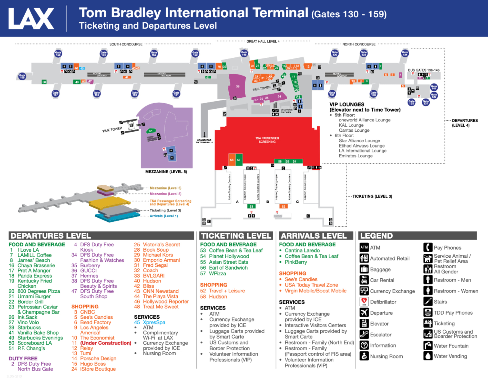 Lax Terminal Map Airport Map Airport Guide Los Angeles 51 OFF